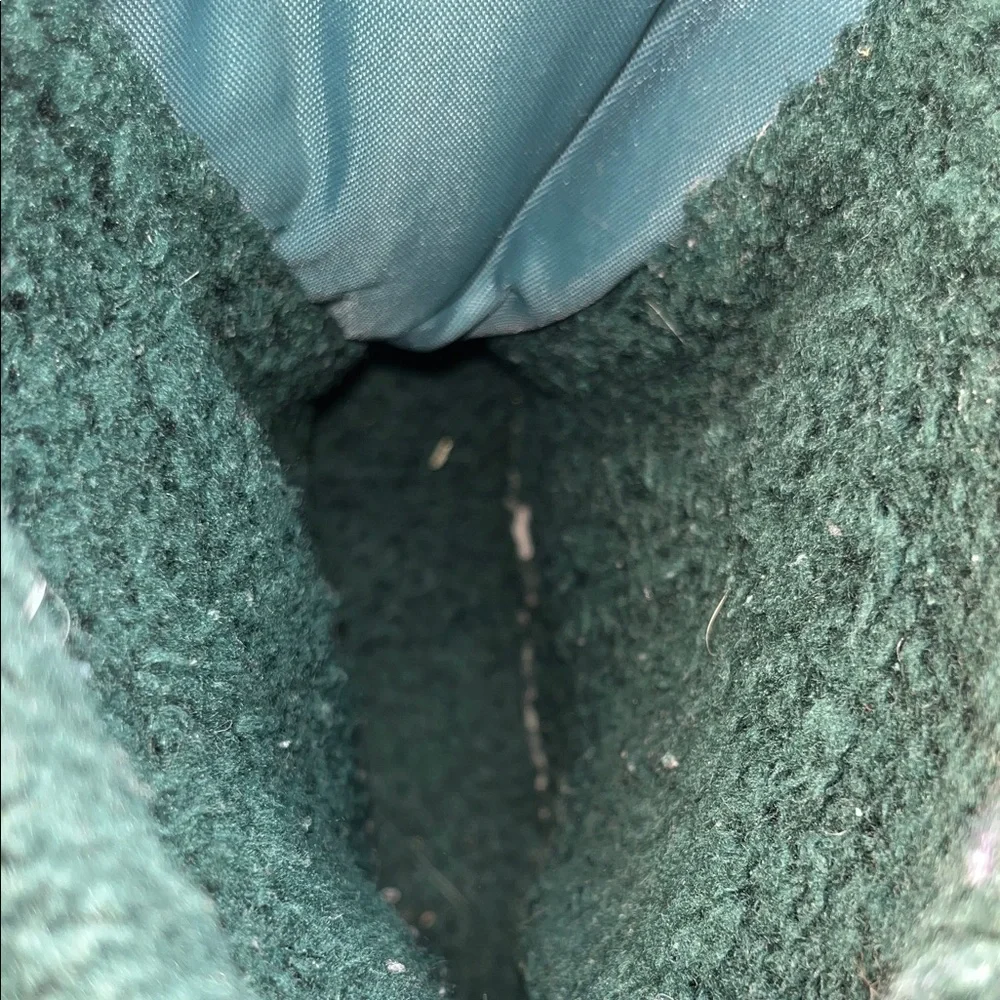 Eddie Bauer Forest Green and Tan Lined Winter‎ Duck Boots 7M